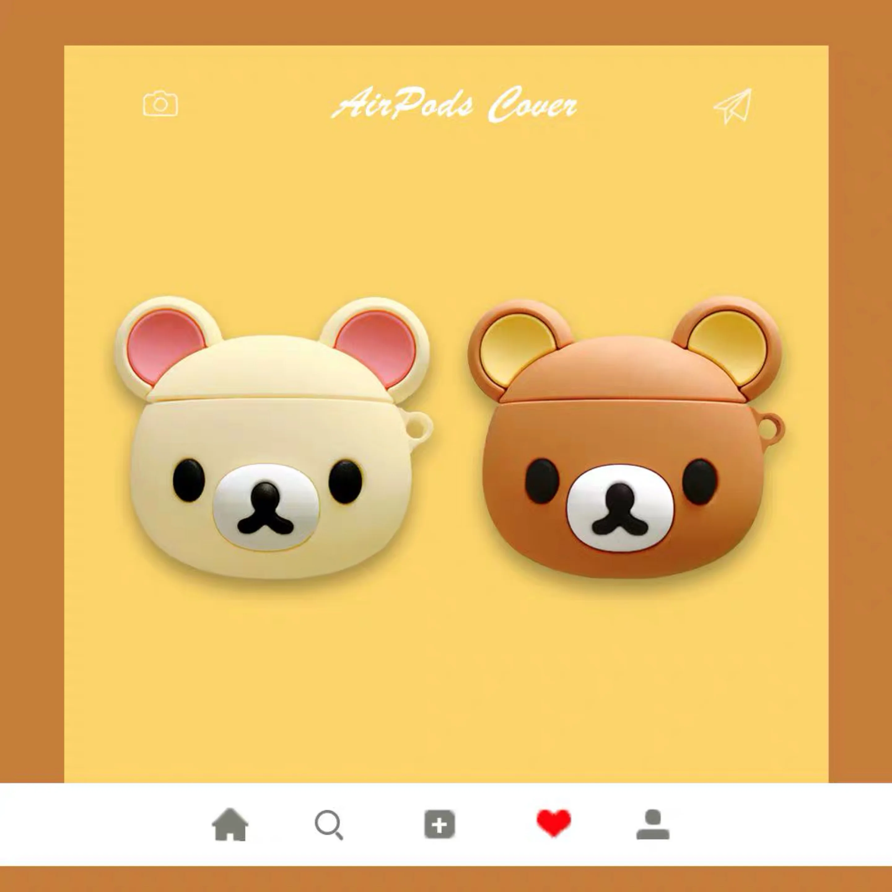 Милый Bluetooth беспроводной чехол для наушников AirPods 2 силиконовый с рисунком