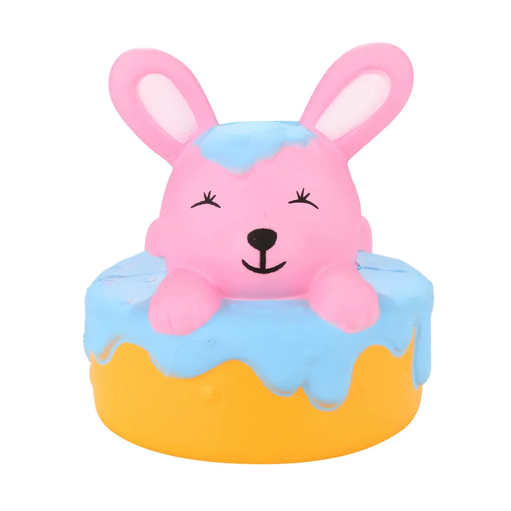 Очаровательная мультяшная игрушка с кроликом медленное давление сжимаемая для
