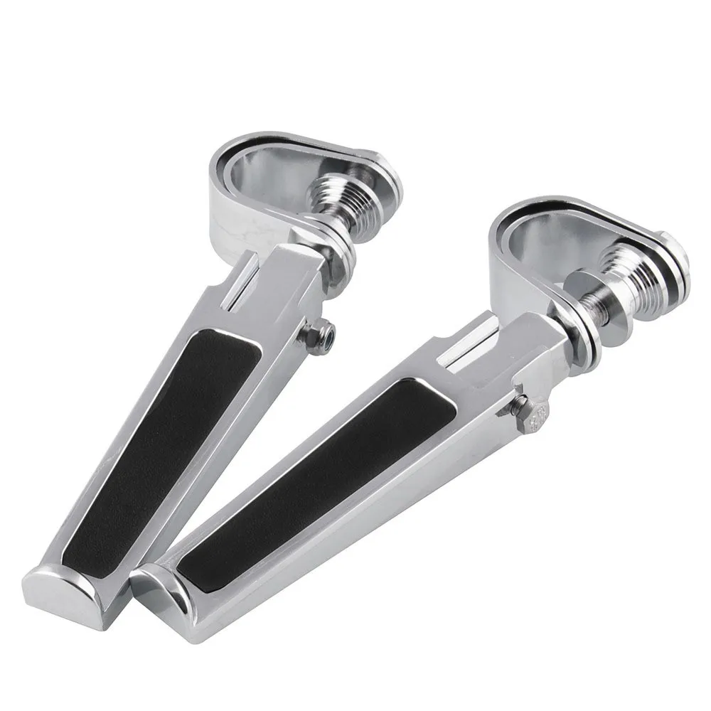 2x Folding Highway Motorcycle Clamp On U-type Foot Pegs Clamps Kit Parts Fine Quality Aluminum Alloy Material | Автомобили и