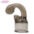 OLO 1 шт. волшебная палочка крепление вибратор для стимуляции аксессуары для взрослых интимные игрушки для женщин AV стержень головной убор интимные изделия