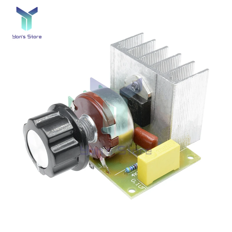 

AC 110V 220V Speed Controller 3800W SCR Voltage Volt Regulator Dimming Dimmer Switch Temperature Control Motor Speed Control