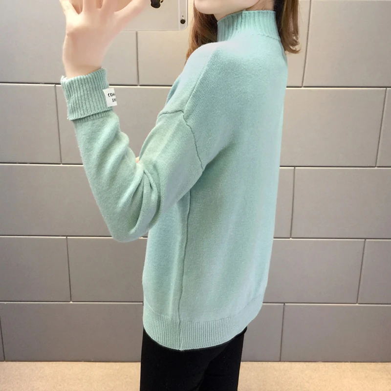 TIGENA Thick Warm Turtleneck Sweater Women 2020 Winter Knitted Pullover Female Long Sleeve Cashmere Jumper Tops | Женская одежда