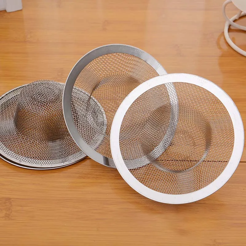 Фильтр для раковины на кухне с сеткой от протечек, инструмент для очистки пола сливной системы, ловец для пищевых отходов из нержавеющей стали, очиститель ванны и волос на ванной комнате.