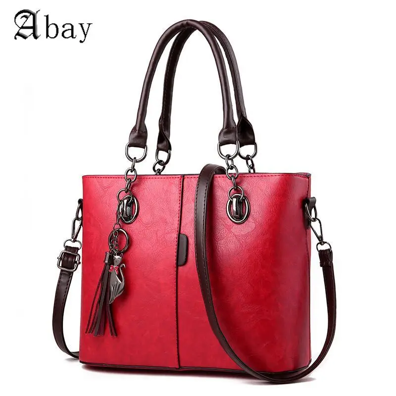 

Vintage Fashion Crossbody Bags Handbag Women 2021new Casual Tote PU Solid Luxury Bags Women Bucket Bags