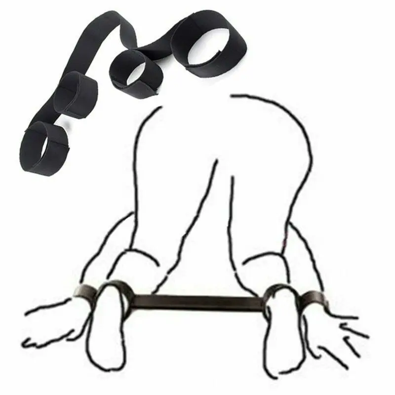 БДСМ бондаж с открытой ногой для взрослых фиксаторы раб веревка ремни Фетиш