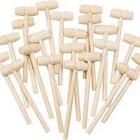 mini wooden hammers natural wood mallets for cracking chocolate nut lobster crabseafood tools diy crafts jewelry making kid toys