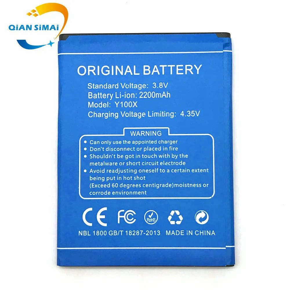 Новый Y100X 2200mAh аккумулятор для мобильного телефона Doogee NOVA в наличии БЕСПЛАТНАЯ