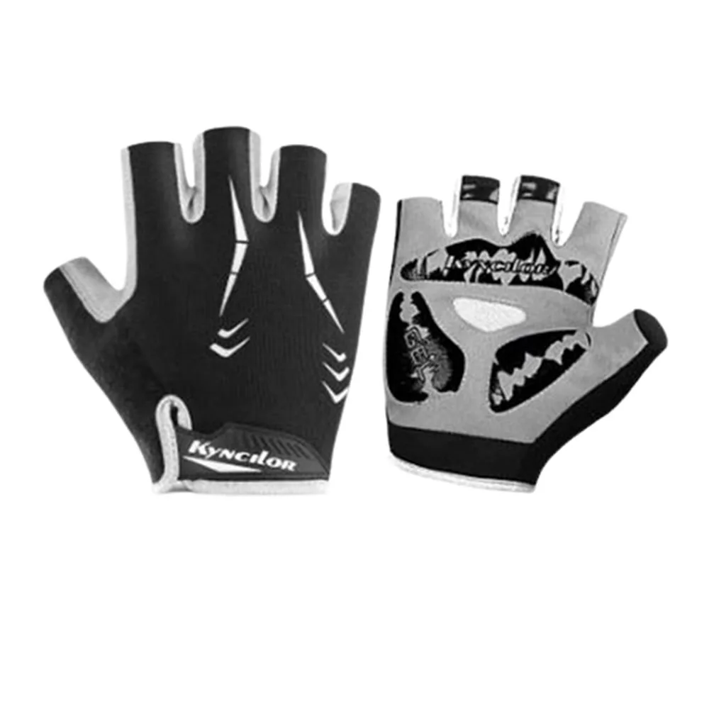 

Перчатки для велоспорта без пальцев, дышащие митенки с гелевыми вставками, защита от ударов, для мужчин и женщин, летние для горных велосипе...