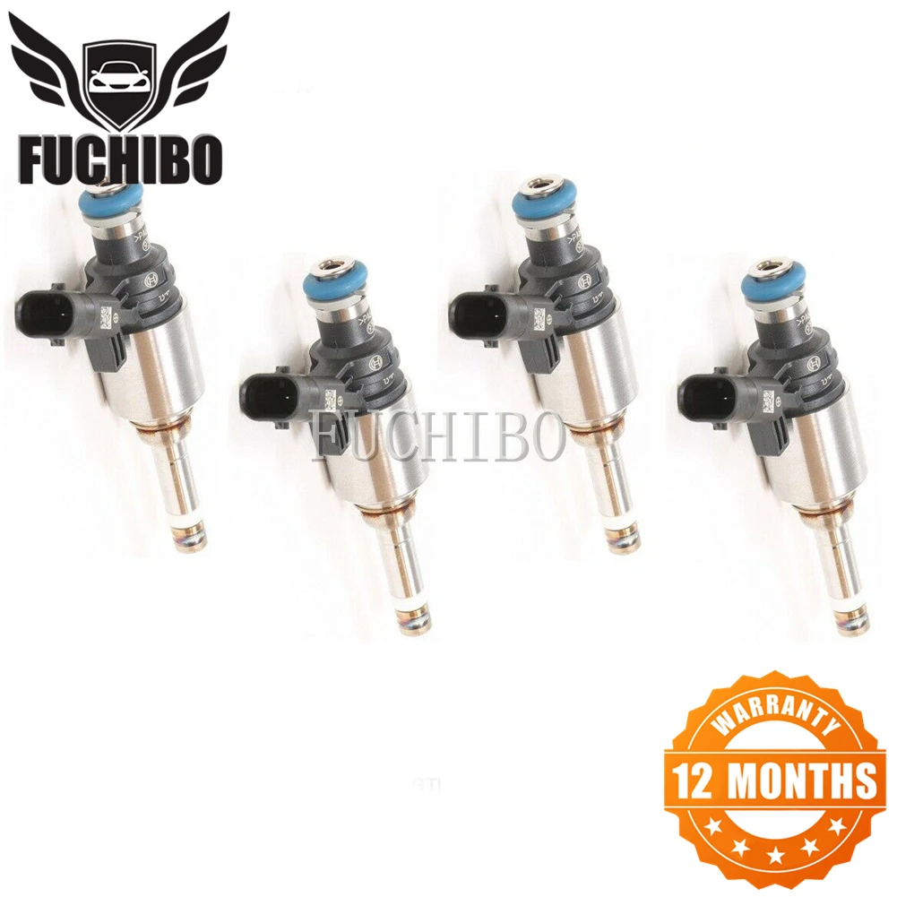 Форсунка Топливная FUCHIBO 4 шт. 06H906036G для 2008-2017 Audi A3 A4 A5 A6 TT Q5 06H906036P 0261500076 0261500162 |