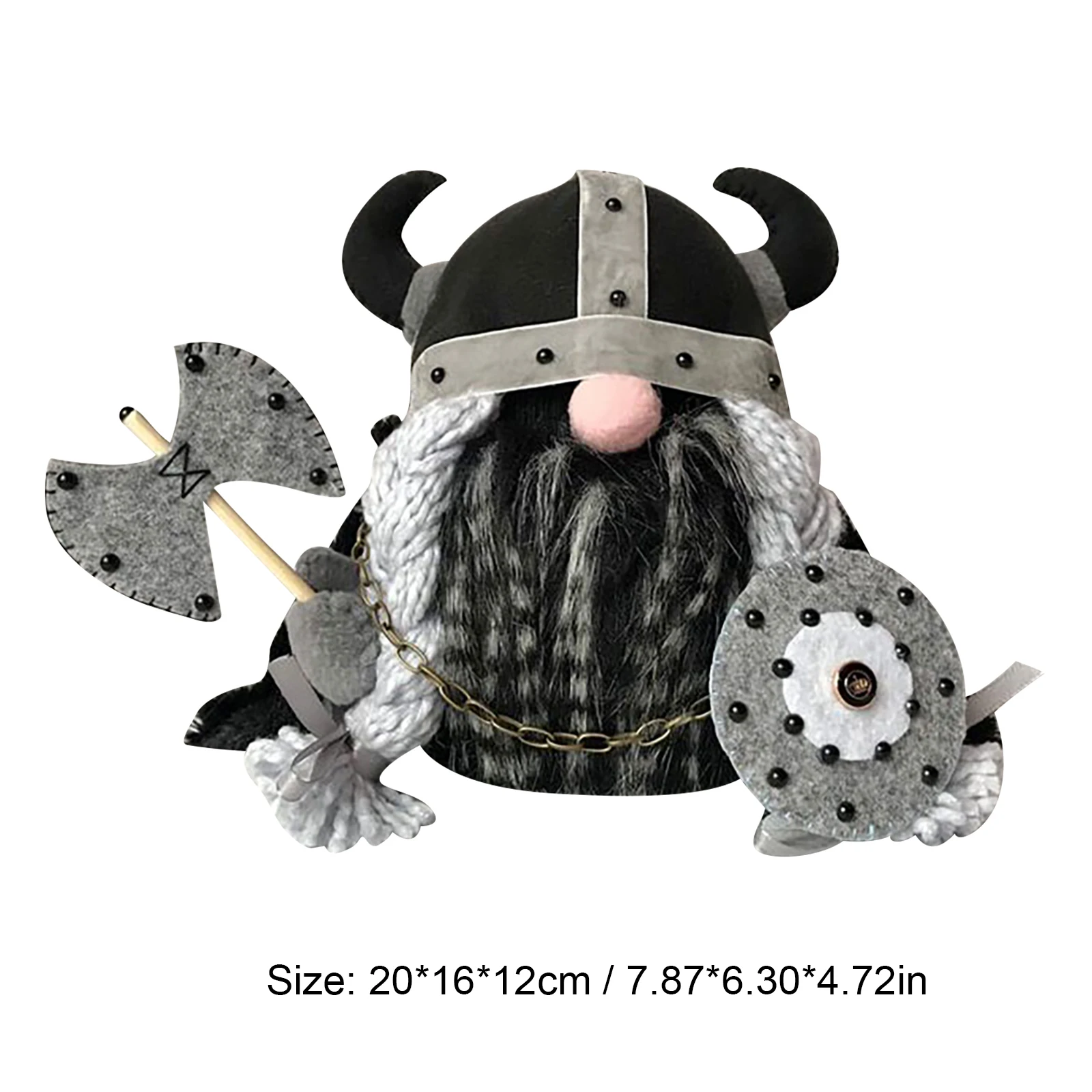 

Plush Viking Gnomes, Faceless Valhalla Knight Dwarf Doll, Desktop Toys Ornament for Indoor Home Bedroom Decorations Children Gi