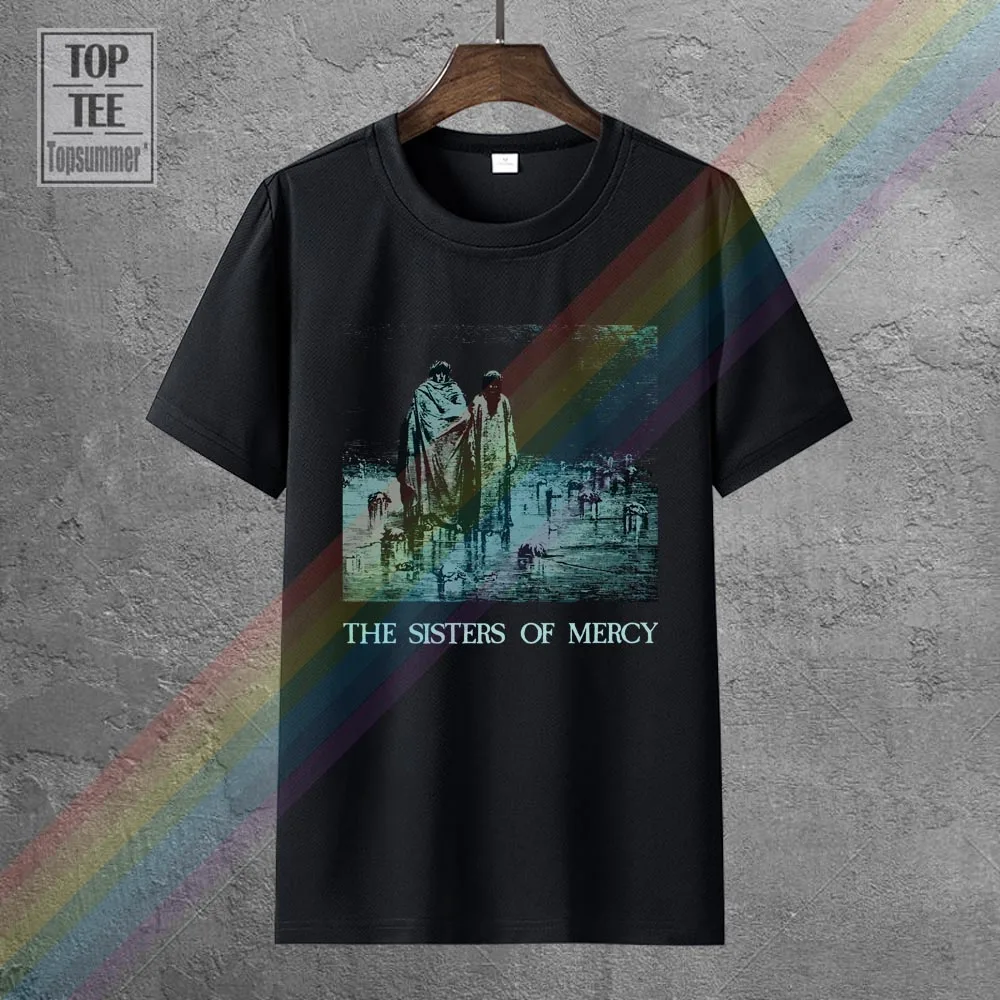 Camiseta negra de The Sisters of Mercy Body and Soul para hombre, ropa gótica Hippie Emo, ropa de Anime, camiseta Punk Rock