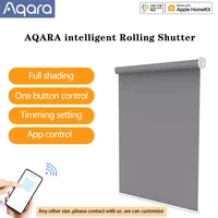 aqara motorized roller blinds full shading series fabric custom made size for office home mihome app comtrol smart shutter