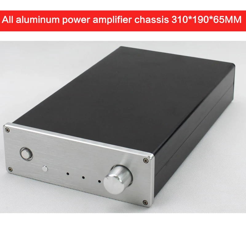 

All-aluminum Power Amplifier Chassis WA65 Multi-purpose Case Audio Shell Power Box Amplifier Enclosure 310*190*65MM