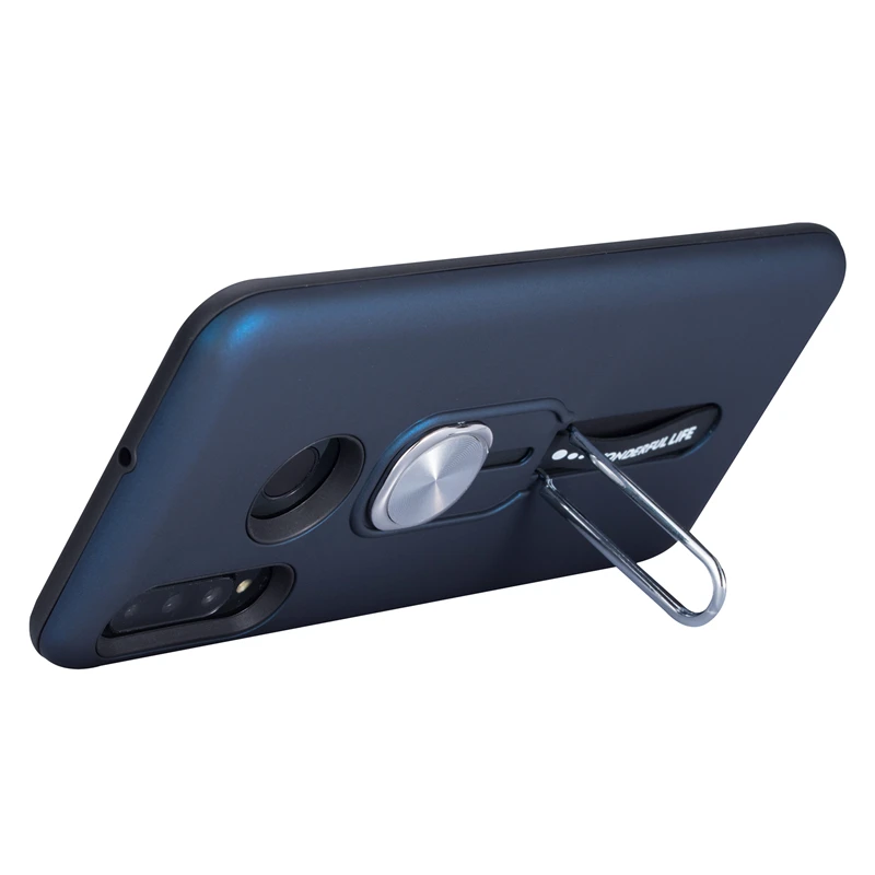Likike Finger Ring Bracket Phone Case for Huawei P30 Pro Lite Mate 20 Integrated Silicone Cover Honor 8X 9 Anti-knock |
