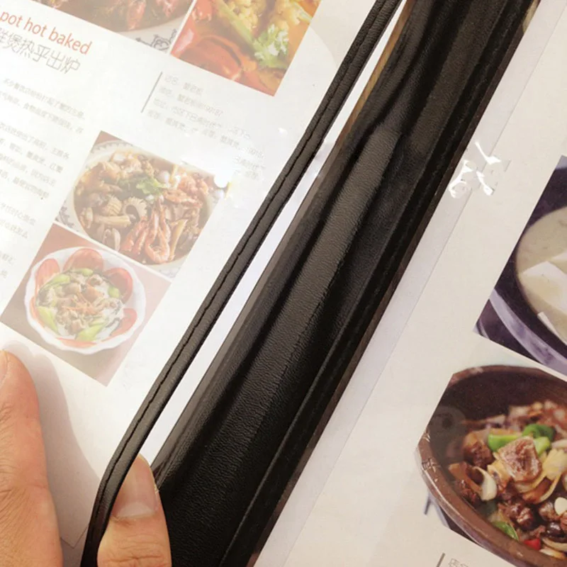 

Transparent Restaurant Menu Covers for A4 Size Book Style Cafe Bar 10 Pages 20 View