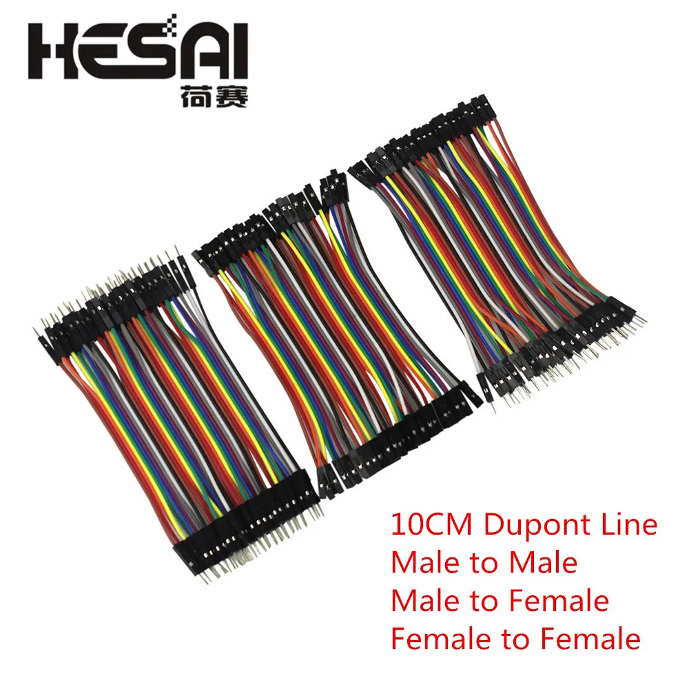 Dupont Line 10 см разъем штырь гнездо и перемычка кабель для arduino набор сделай сам|jumper