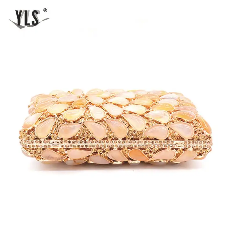 Роскошные дамские сумочки с агатом и камнем элегантные вечерние клатчи