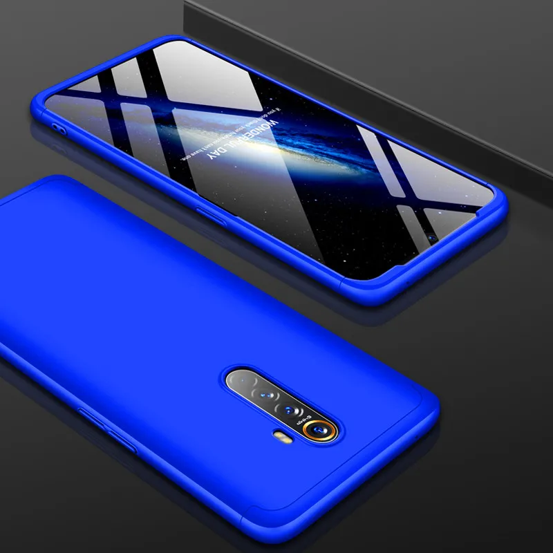 Чехол для Oppo Realme X2 Pro Защитный матовый Жесткий чехол с полным покрытием 360