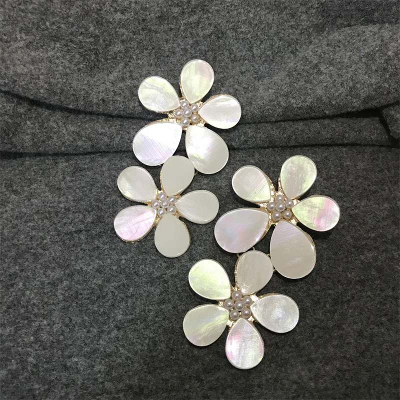 Женские серьги-подвески с искусственным жемчугом белые серьги большого размера