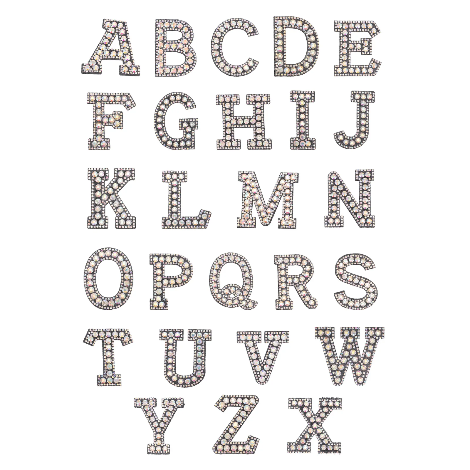 

26 шт. прочные многоразовые декоративные легкие простые нашивки с алфавитом, аксессуары для одежды