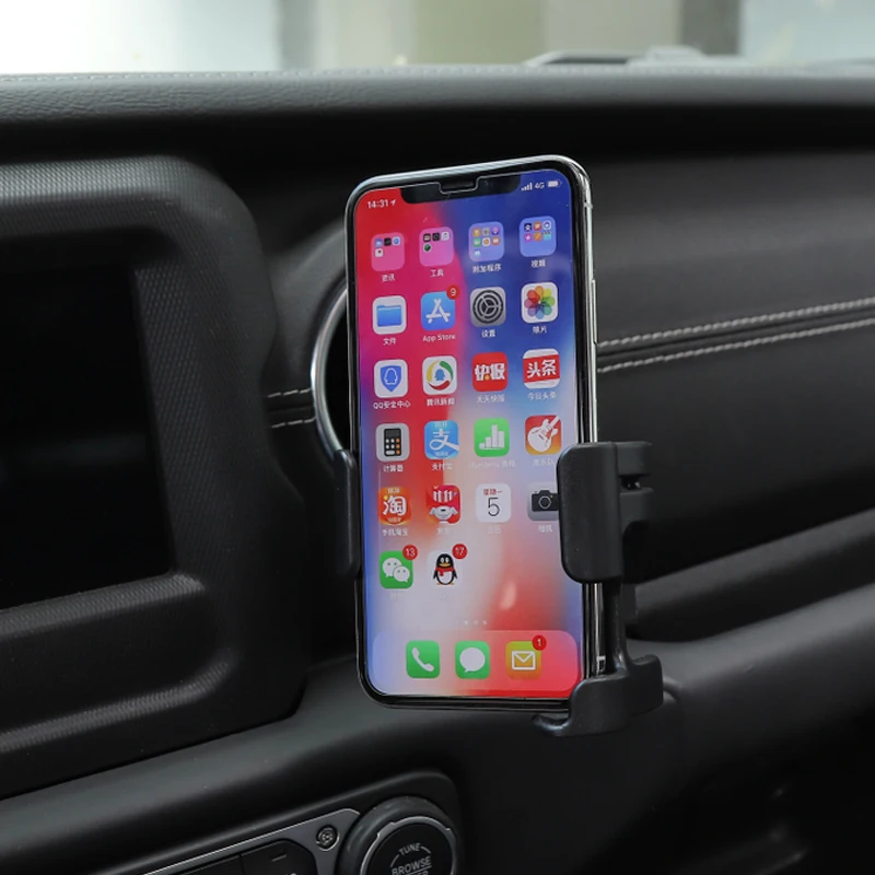 

Interior Mouldings Holder for Jeep Wrangler JL 2018+Stand Bracket Multi-function Cup Bottle Car Mobile Phone Holder