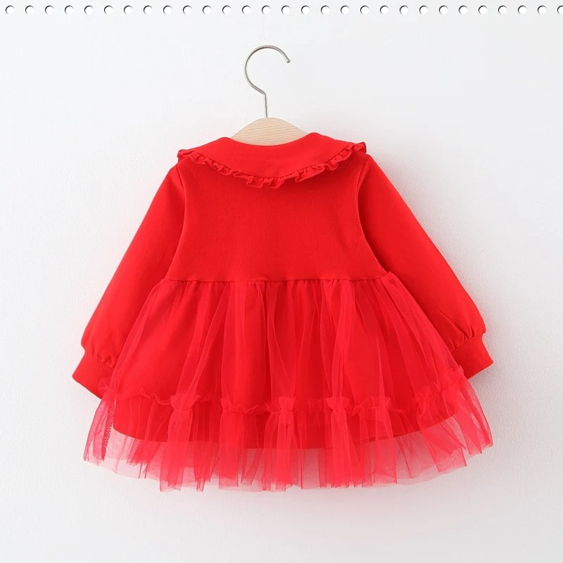 Платье принцессы для девочек коллекция 2020 года сезон весна Сетчатое платье в