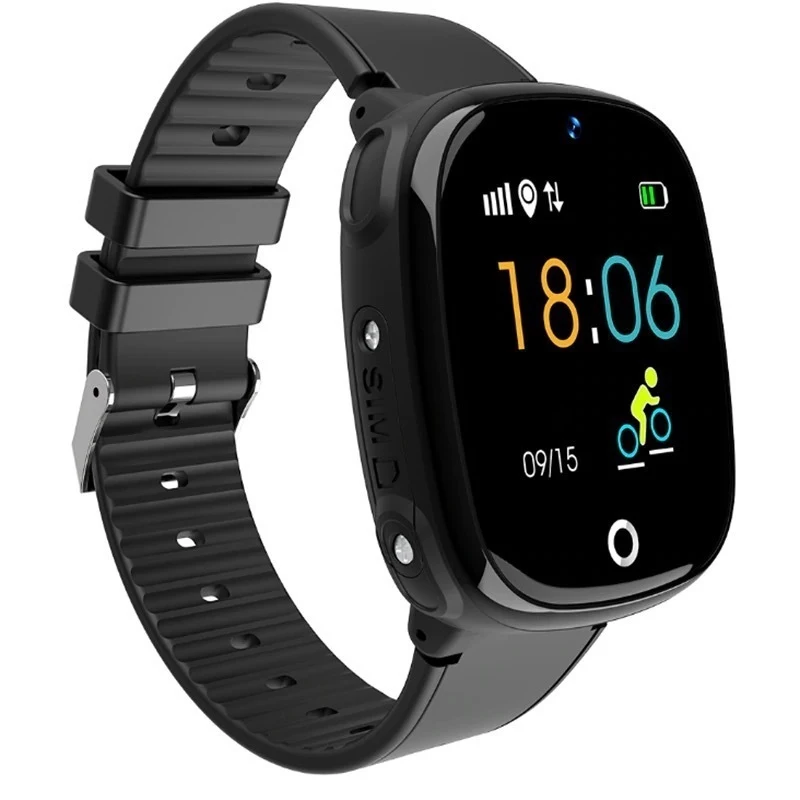 Детские умные часы Smart Baby Watch HW11/ Наручные черные / Умные | Электроника