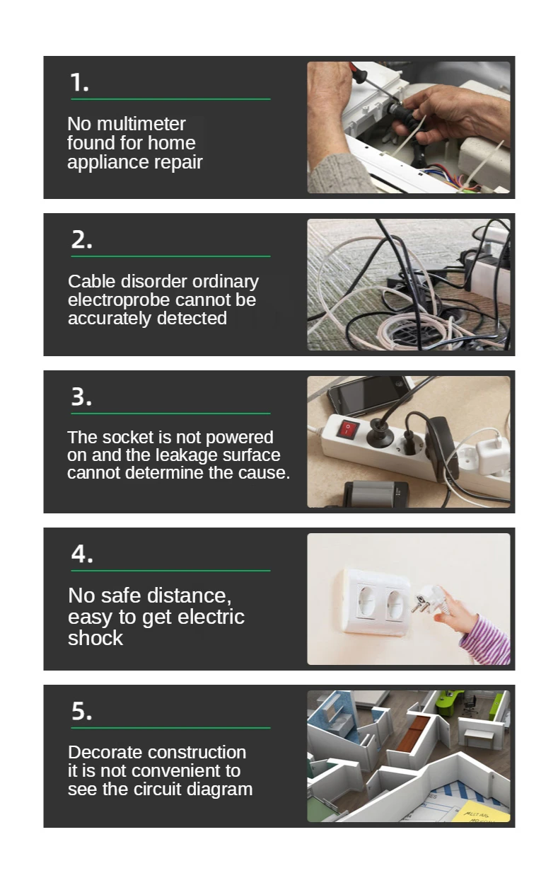 

Multi-function induction test electric pen special digital display test electric zero fire line check breakpoint test