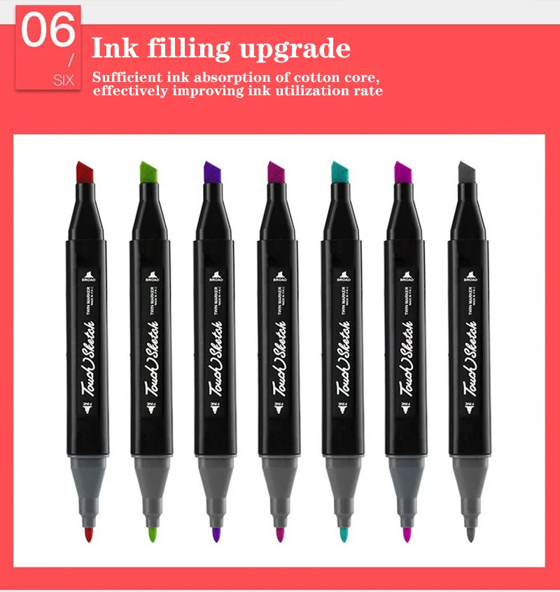 Студенческая цветная ручка, подарочный набор, маркер 30/40/60/80/168 цветов, ручка для рисования с цветком вишни, нейтральная ручка, кисть для аква... от AliExpress WW