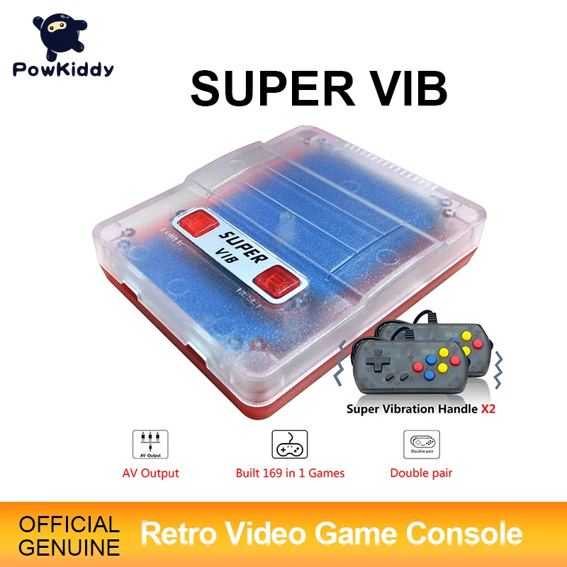

Super VIB TV Games Mini FC TV Game Console 8 Bit Retro Video Game Console Built-In 169 Games Handheld Gaming Player Best Gift