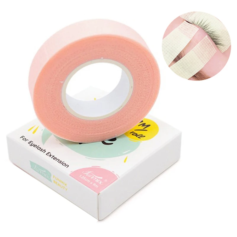 

Японская дышащая лента для ресниц, зеленая Безворсовая медицинская лента, удобная противоразрывная Подушечка для глаз, инструмент для нара...