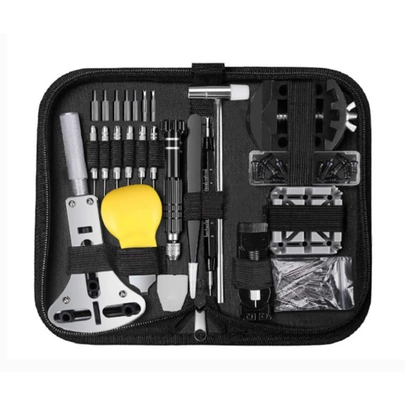 

153 шт., набор инструментов для ремонта часов