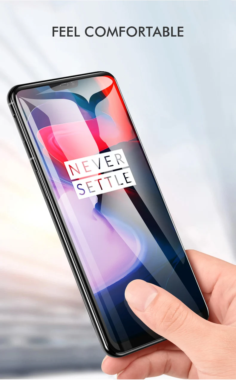 10 шт./лот 6D полное клеевое Защитное стекло для Oneplus 7 Pro 6T 5 T закаленное Защита