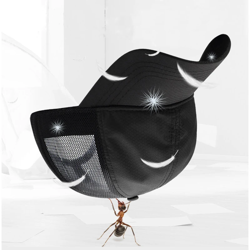 Бейсболка Мужская быстросохнущая дышащая Кепка От Солнца для занятий спортом на