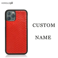 horologii new design personalized custom python skin for iphone 13 11 12 pro xs max case leather dropship