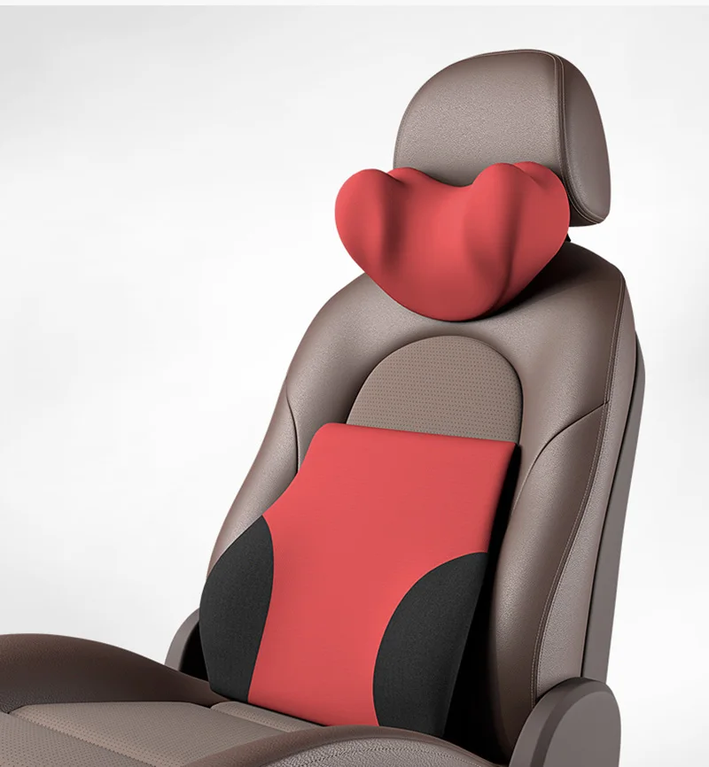 

Подушка на подголовник автомобильного сиденья, Комплект подушек из пены с эффектом памяти, для поддержки головы и шеи, для путешествий, сна, ...