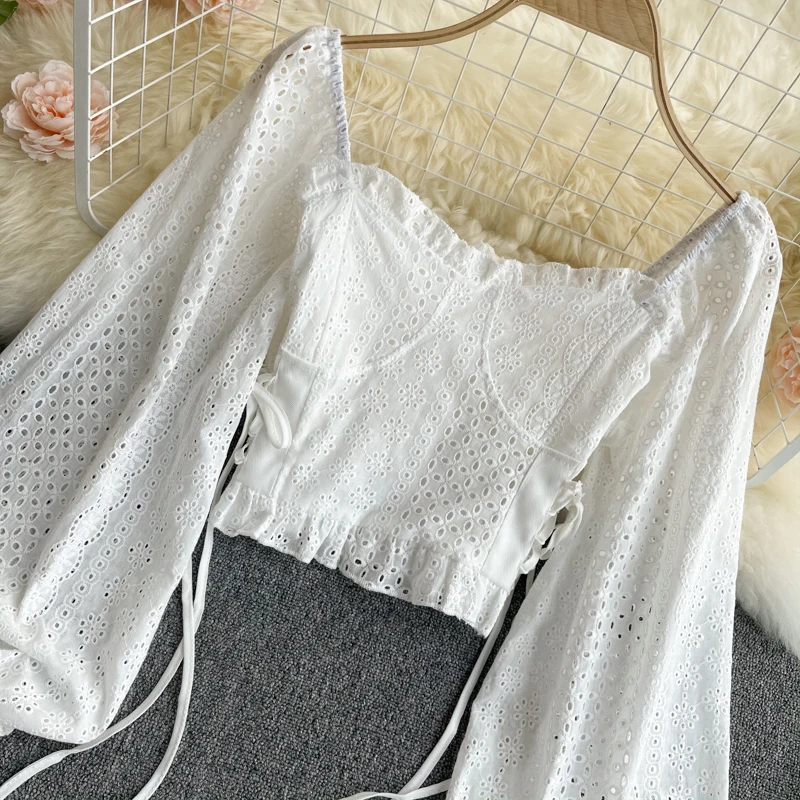 

hubble-bubble sleeve accept waist temperament show thin tie belt of bud silk unlined upper garment shirt jacket female