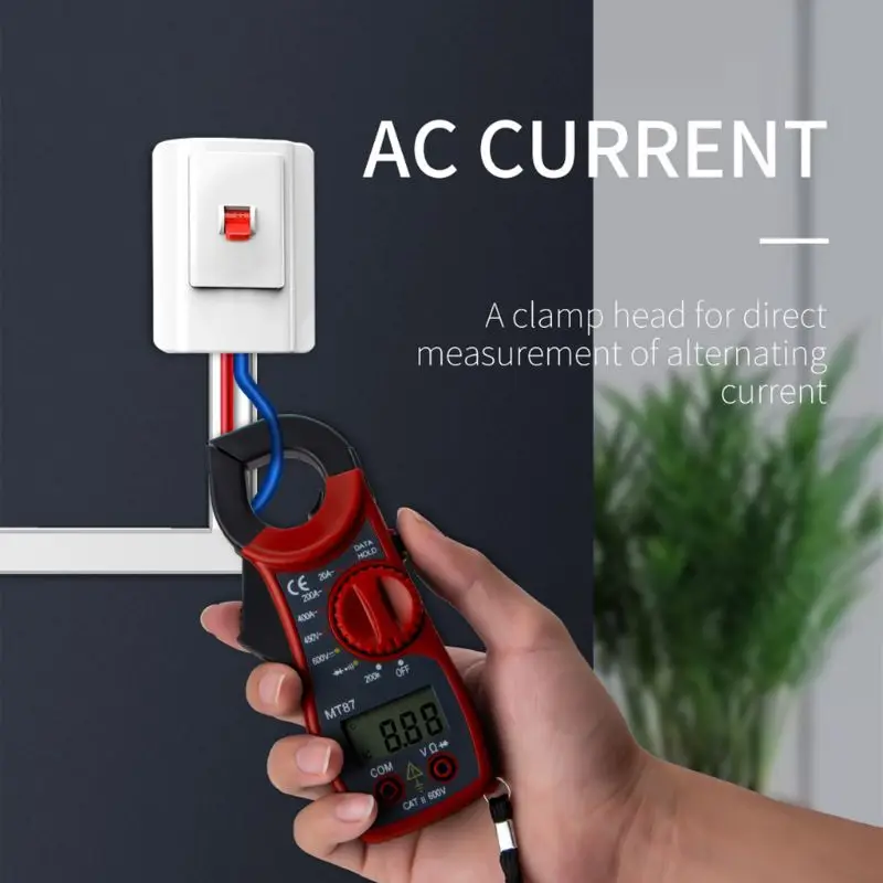 Portable MT87 Digital Clamp Ammeter Multimeter With Measurement AC/DC Voltage Tester (AC Current) Resistance Multi Test Me | Инструменты