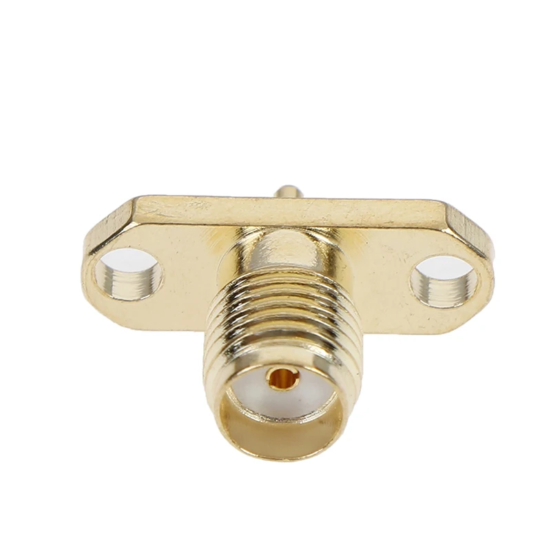 

SMA Female 2 Hole Panel Flange Jack With Solder Post Terminal RF Connector