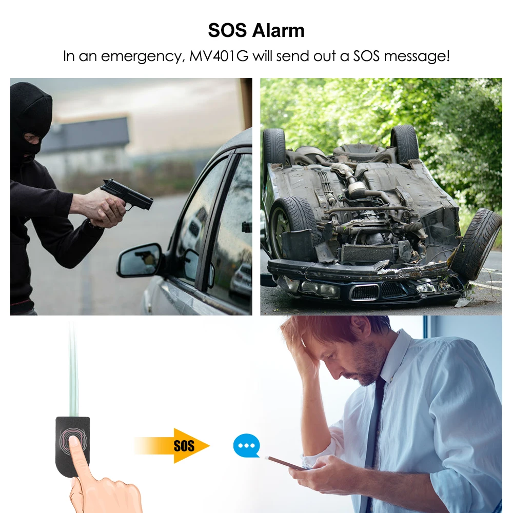 4G автомобильный GPS-трекер MV401G релейный трекер с SIM-картой трекер-локатор SOS