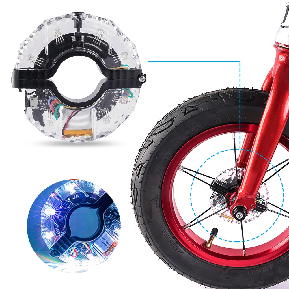 18 светодиодных ярких велосипедных фонарей велосипедные фонари для спиц