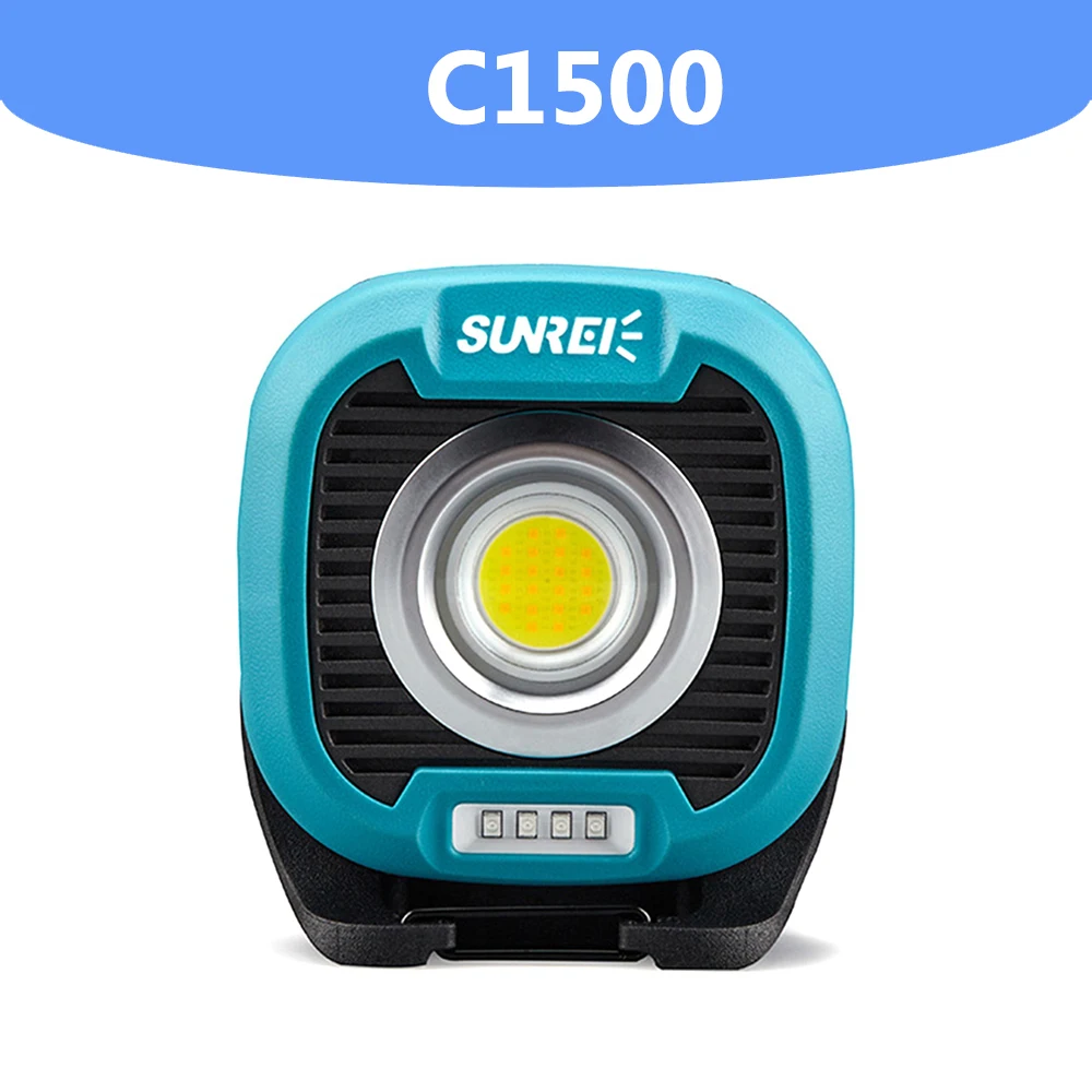 SUNREE C1500 Multifunction Camping  Light Fashion Portable Outdoor LED Rechargeable Tent Lights Cordless Work Light