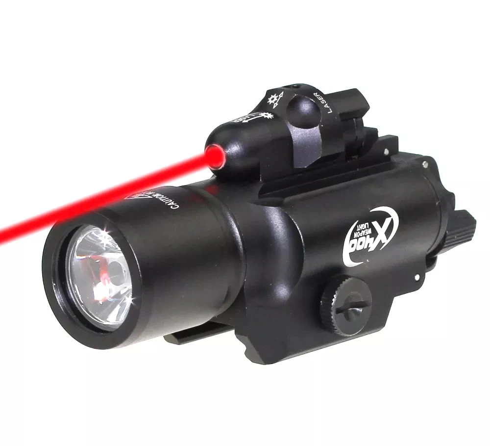 

Hungting SF X400 X400U LED Flashlight Tactical Light Weapon Handgun Light With Red Laser Sight For Pistol For Hunting Rifle