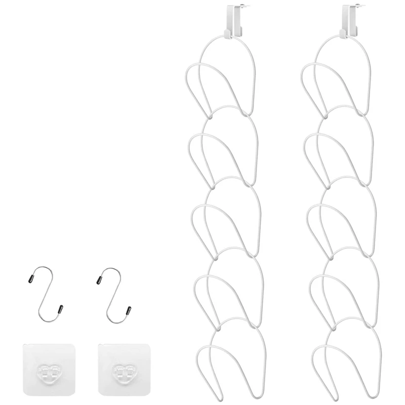 

Hat Rack Caps Rack Holder,10 Rings Hat Organizer Cap Holder Organizer (Door Hooks and Sticky Hooks Include)