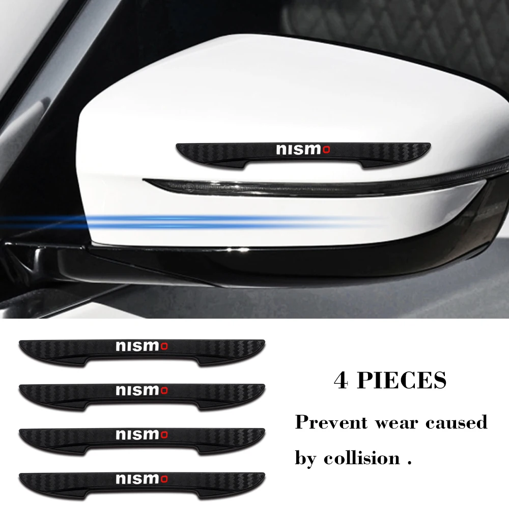 

4PCS Car Door Anti-collision Bumper Strip Sticker Car Styling Decals For Nissan Nismo Qashqai X-trail Juke Sunny Accessories