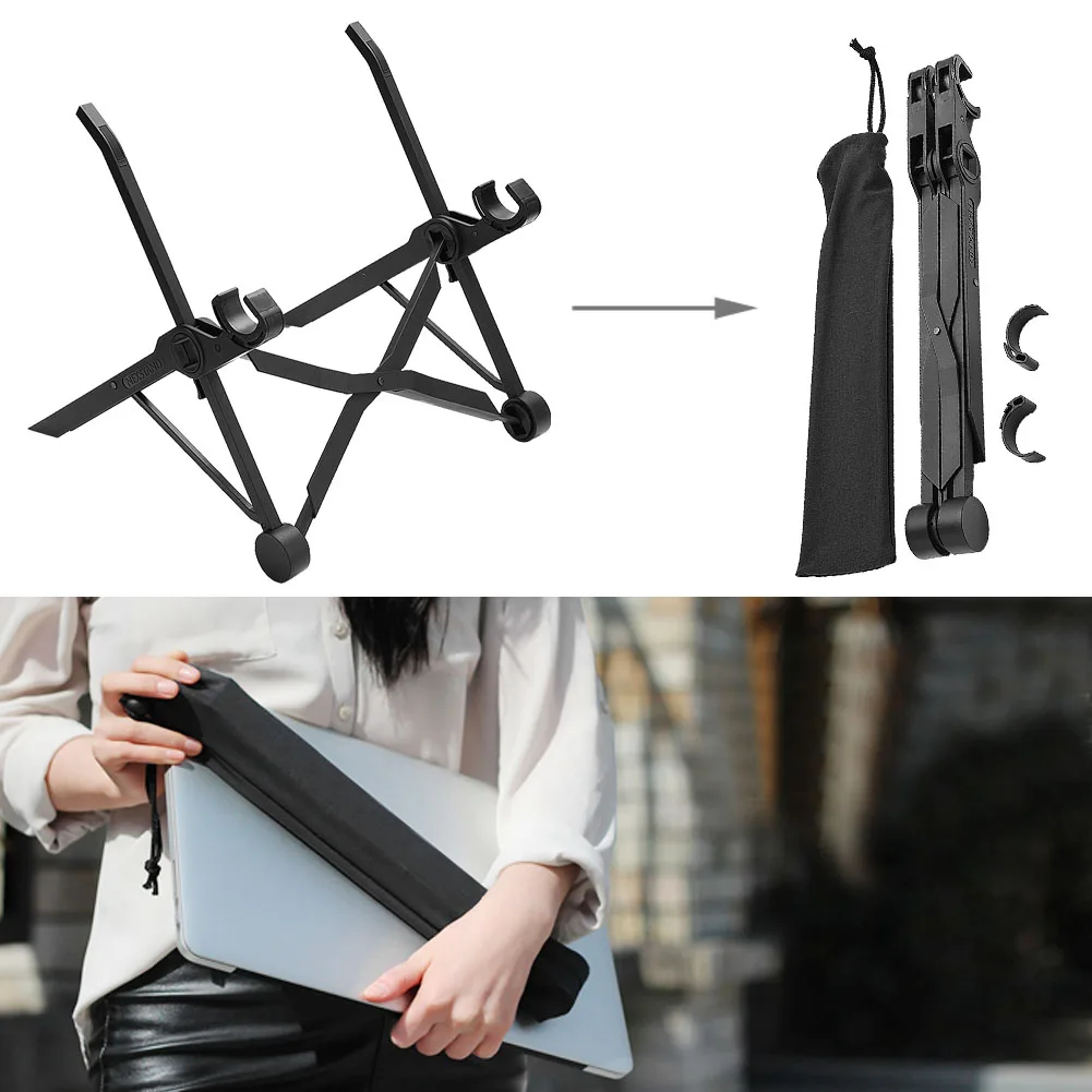 Переносная Складная подставка для ноутбука регулируемая высота стол ноутбуков и