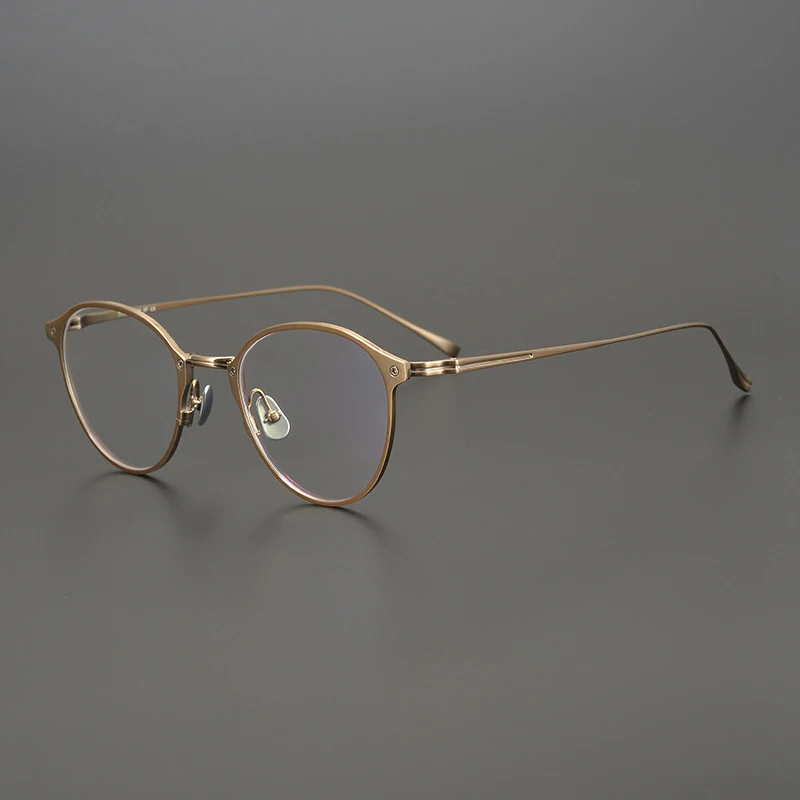 

Vintage Pure Titanium Eyeglasses Frame For Small face Men Round Prescription Optical Glasses Frame Women Myopia Reading glasses
