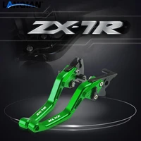 for kawasaki zx7r zx7rr motorcycle short aluminum adjustable brake clutch levers zx 7r 7rr zx 7 r 1989 2003 2002 accessories