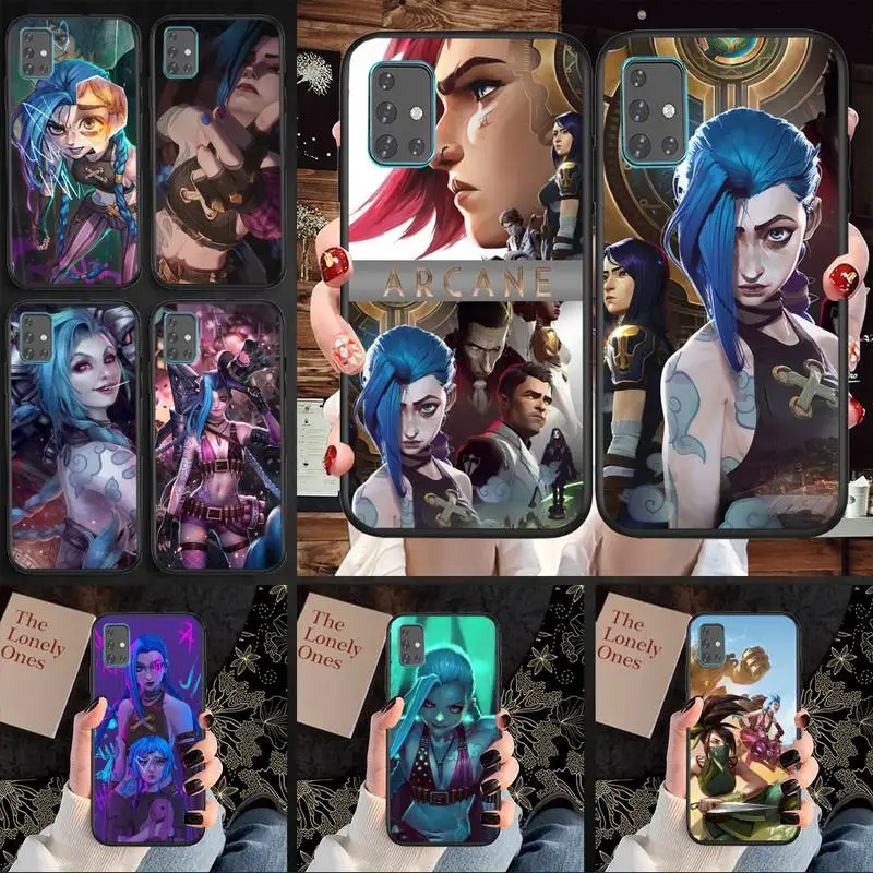 

New Arcane Phone Case TPU For Samsung S6 S7 S8 S9 S10 Plus S20 S21 S30Ultrs Fundas Cover