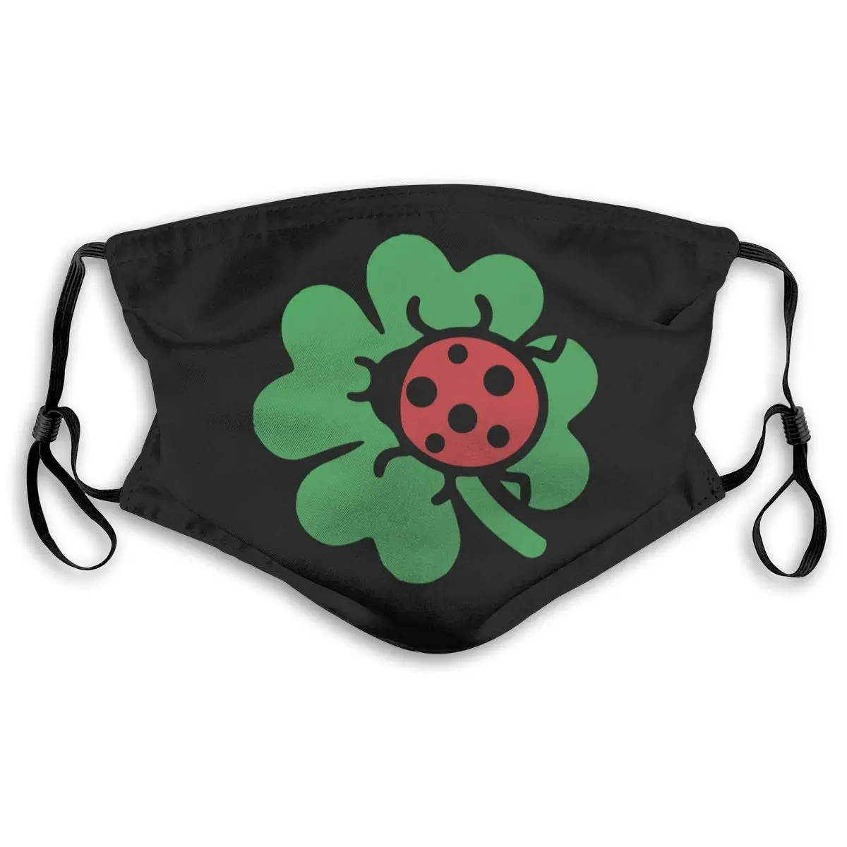 Божья коровка шамрок Активный угольный фильтр маска с фильтрами PM2.5 5 слоев
